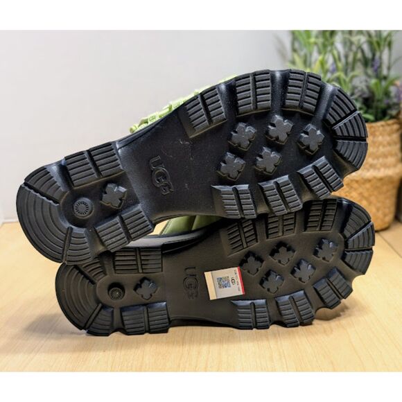 UGG Caterpillar Green Callie Platform Sandals Women's Size 8 *NEW* - Picture 10 of 12